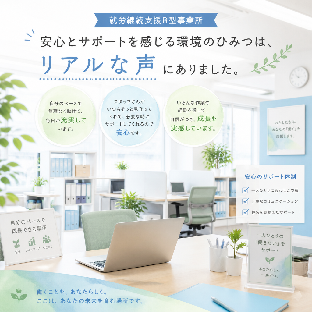 リアルな声から感じる安心感、心強いサポート体制の秘密